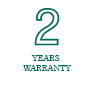 2 Years Warranty