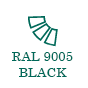 Color Black (RAL 9005 )