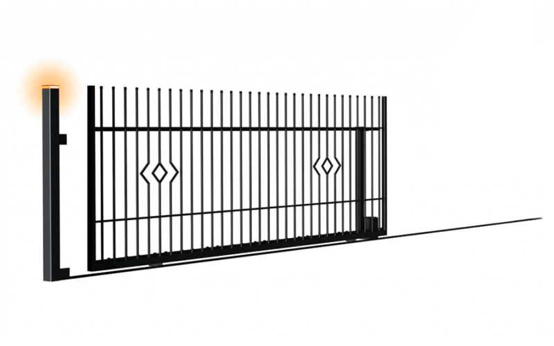 Sliding Gates without Counterweight